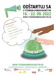 Leták k Týždňu dobrovoľníctva
