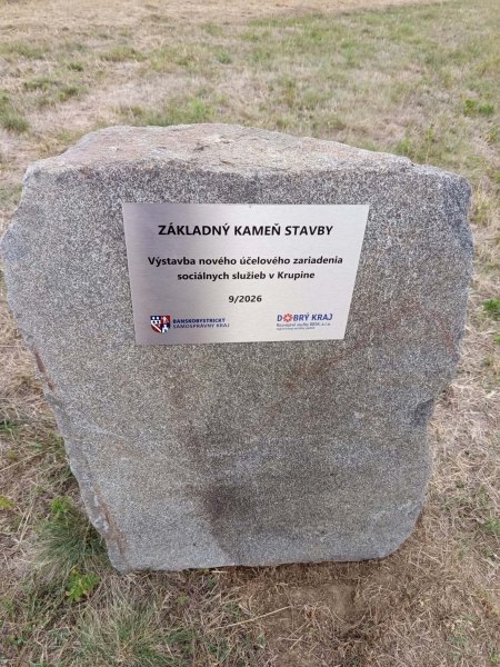 Základný kameň – začiatok výstavby nového špecializovaného zariadenia