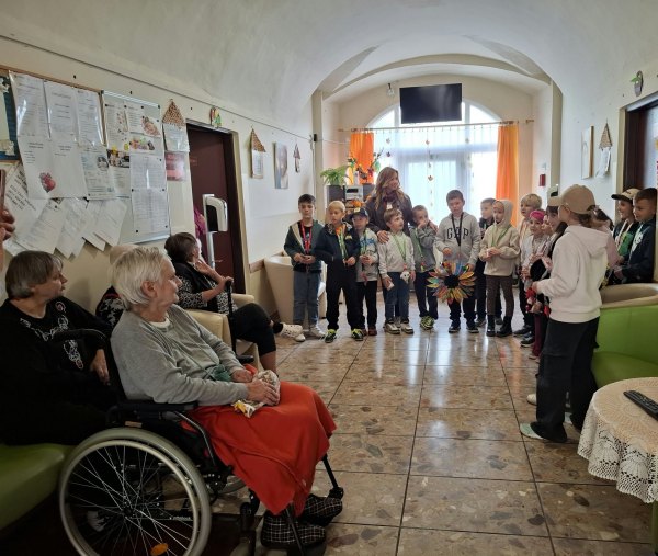 Návšteva primátora Mesta Krupina a detí zo školského klubu Stonožka