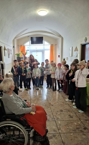 Návšteva primátora Mesta Krupina a detí zo školského klubu Stonožka