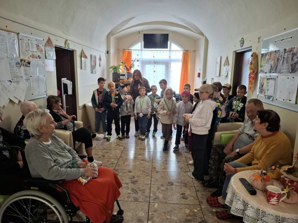 Návšteva primátora Mesta Krupina a detí zo školského klubu Stonožka