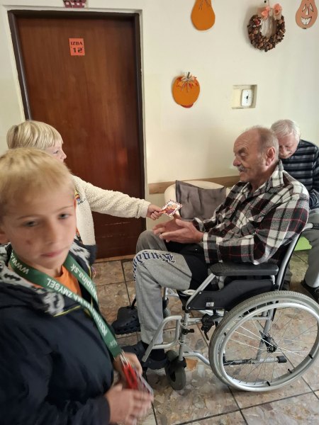 Návšteva primátora Mesta Krupina a detí zo školského klubu Stonožka