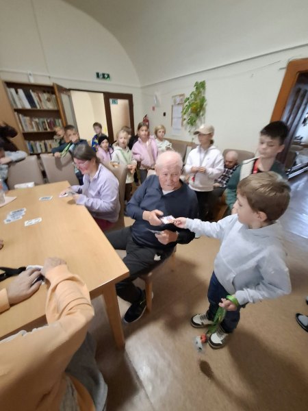 Návšteva primátora Mesta Krupina a detí zo školského klubu Stonožka