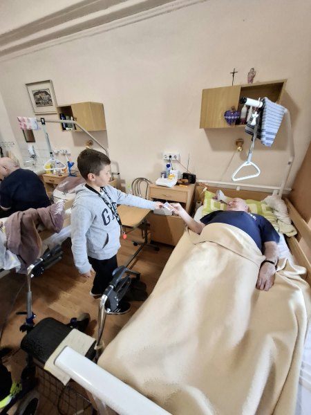 Návšteva primátora Mesta Krupina a detí zo školského klubu Stonožka